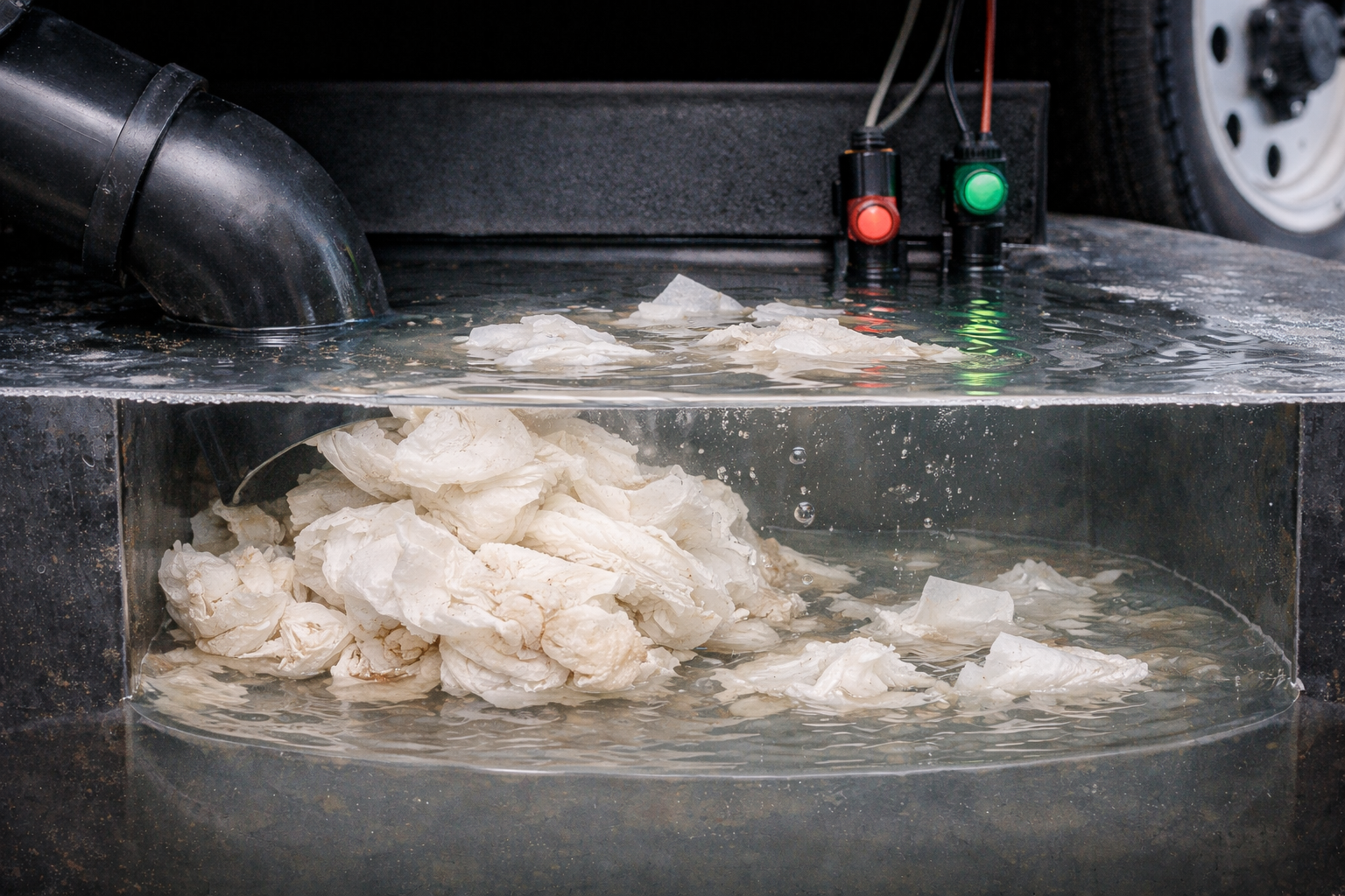 Toilet Paper Not Dissolving in RV Tanks? Causes Explained