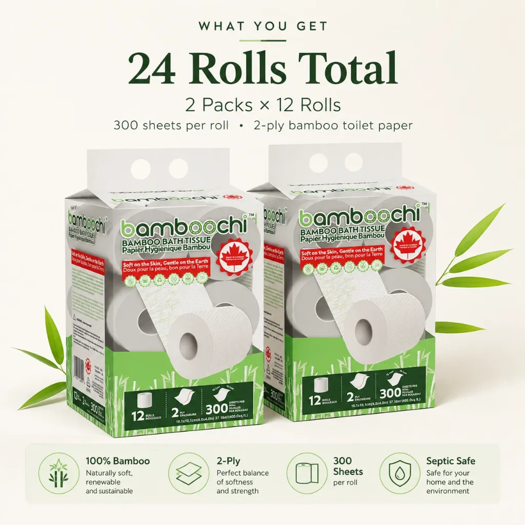 Bamboo Toilet Paper – Cube Pack